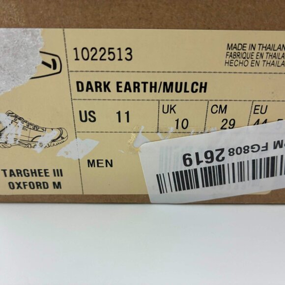 KEEN Targhee III Oxford M Dark Earth Mulch Mens 11 Wide 1022513 main image 11